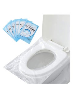 Buy 50Pcs Travel Disposable Toilet Seat Cover Waterproof Non-Slip Toilet Seat Cushion Independent Packing Toilet Mat for Baby Pregnant Mom in UAE