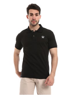 اشتري Pique Comfy Black Polo Shirt في مصر