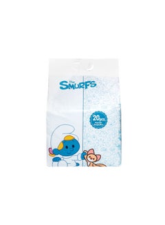 Buy Smurfs Polybag Of 20 Disposable Changing Mats, Nappy Pad, Pet Changing Pad, Pet Training Pad, Baby Diaper Mat, Nappy Pad Pet Training Pad, Blue in UAE