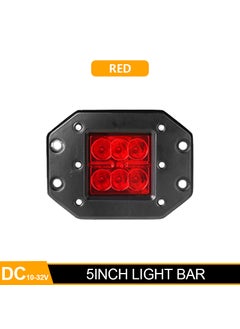 Buy 18W LED Work Light Spot Flood Ultra BrightRed Red in Saudi Arabia