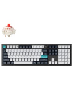 اشتري Keychron Q6 Max QMK/VIA Wireless Mechanical Keyboard, Gateron Jupiter Red Switches, Fully Assembled Knob, Tri-Mode Connectivity (2.4GHz, BT, Wired), English-Arabic Layout, Q6M-M1-AR في الامارات