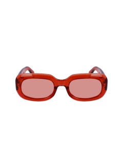 Buy Women's UV Protection Rectangular Shape  Sunglasses LO716S-842-5221 - Lens Size: 52 - Orange in UAE