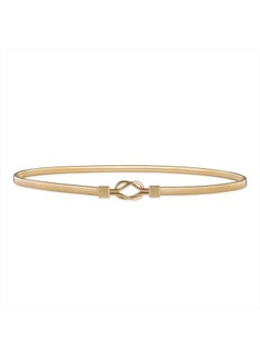 اشتري Metallic Elastic Stretchy Chain Belt (Gold/Round Interlock, US 10-12) في الامارات