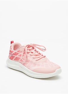 Buy Women's Textured Lace-Up Sports Shoes in Saudi Arabia