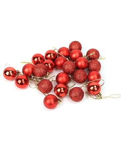 Buy 24 Pieces Christmas Tree Pendant Ornament Balls in Egypt