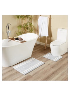 اشتري Quickdry Loops 2-Piece Bathmat Set. في السعودية