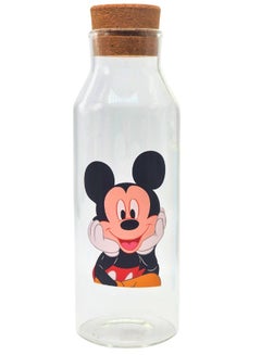 Buy Glass milk bottle with lid 1250 ml in Egypt