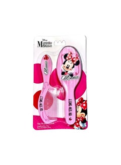 Buy Minnie Mouse Hair Comb And Brush Set in Saudi Arabia