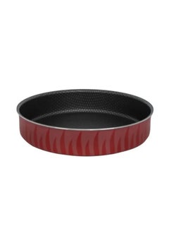 Buy Red Flame Round Oven Tray Red in Saudi Arabia