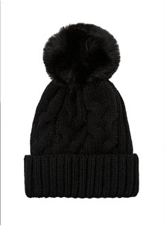 اشتري Pom Pom Cable Knit Beanie في مصر