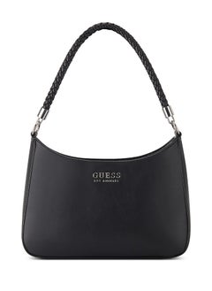 اشتري GUESSS Curtin Top-Zip Shoulder Bag Black في السعودية