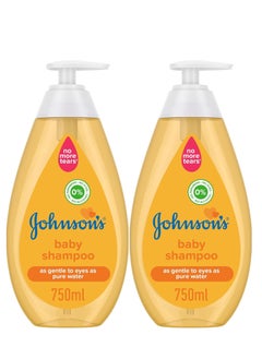 Buy Pack Of 2 Johnson Baby Shampoo 750 ML in Saudi Arabia