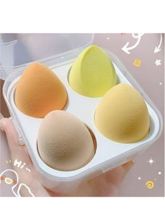 Buy 4-Piece Blender for Liquid and Cream Makeup Sponge Beauty in UAE