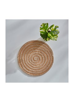 Buy Jute Braided Placemat 38 x 38 cm in UAE