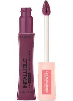 Buy Infallible Pro Matte Les Macarons Scented Liquid Lipstick - Blackcurrant Crush in Egypt