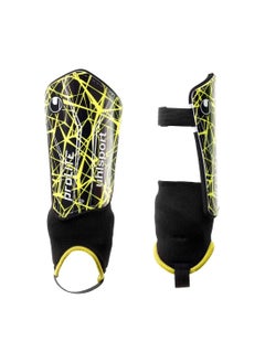 Buy uhlsport Football Shin Guards, Anatomic And Asymmetric Shaped (hard-shell), EVA Cushioning Foams on Back & Additional Air Cushioning Zone On Center Section Provides a High Level of Shock Absorption in UAE