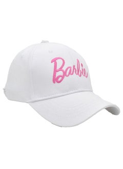 Buy Leisure Cap Snapback Baseball Cap with Pink Embroided Barbie Logo in Saudi Arabia