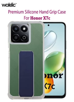 اشتري حافظة هونر X7c | مصمم لهاتف Honor X7c | غطاء وسادة هوائية نحيف من مادة TPU ممتص للصدمات من السيليكون الناعم المطاطي مناسب لهاتف Honor X7c |أزرق غامق في السعودية