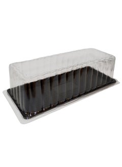 Buy Rectangular Plastic Cake Container With A Transparent Cover in Saudi Arabia