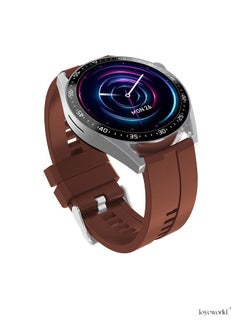 Buy HW3 Pro Smartwatch with NFC Access Control AI Voice Assistant Brown in Saudi Arabia