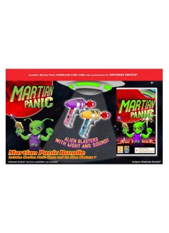 Buy Martian Panic Game Bundle With 2 Alien Blaster Accessories Nintendo Switch Game Complete Family Fun Downloadable Game No Physical Card Included in UAE