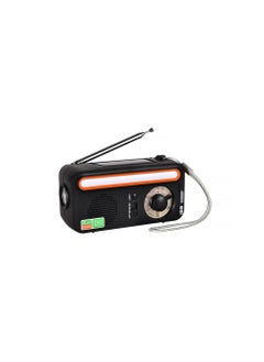 Buy Reliable Solar Emergency Rechargeable Hand Crank Radio Lightweight And Compact Emergency LED Flashlight in Saudi Arabia