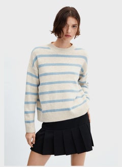 Buy Crew Neck Knitted Sweater in UAE