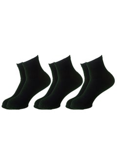 Buy Sam Socks Set Of 3 Terry L-Shape Sport Socks Men Black in Egypt