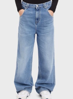 Buy High Waist Wide Leg Jeans in UAE