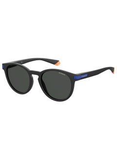 Buy Polarized Round Eyewear Sunglasses PLD 2087/S      MTBLKBLUE 50 in Saudi Arabia