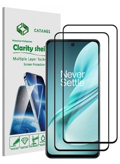 اشتري 2 Pack OnePlus Nord N30 SE Screen Protector 9H Hardness Scratch Resistance Screen Protector Touch Sensitive Case Friendly Tempered Glass Film في الامارات