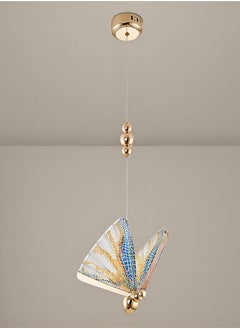 Buy Modern Creative Butterfly Pendant Light, Creative Acrylic Hanging Lamps for Living Room, Multicolor in Saudi Arabia