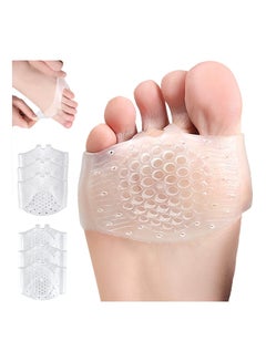 Buy Metatarsal Pads for Women Mens 3 Pairs, Upgraded Extra Thickness Reusable Silicone Gel Metatarsalgia Cushions Foot Pads Ball of Foot Pain Relief, Ball of Foot Cushions for Women in Saudi Arabia