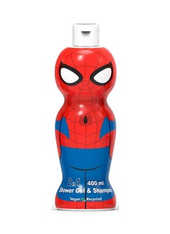 Buy Air-Val Spider-man  Figure 1D Shower gel & Shampoo 2in1 400 ml in UAE