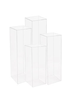 اشتري LAMSIT IBDAA Acrylic Side TablesSet of 4 في الامارات