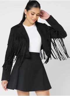 Buy Jacket With Fringe Detail in UAE