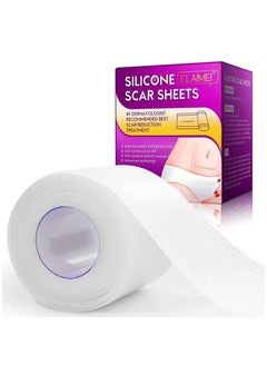 Buy Clear Silicon Scar Sheets, Scar Away Scar Tape(1.6” x 60”Roll-1.5M), Scar Strips for Surgical Scars, Medical Grade, Invisible, Scar Removal Sheets for C-Section, Breast, Burn, Keloid, Acne et in UAE