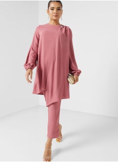 Buy Puff Sleeve Tunic & Pant Set in UAE