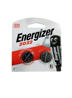 Buy Energizer ECR 2032BP2 MAX- SP COIN Lithium 3V Batteries, 2 Pieces in UAE