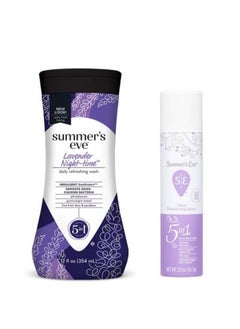 Buy Night-Time Cleansing Wash lavender 354ml + Ultra Refreshing Skin Mist Ultra Refreshing 56.7g in Saudi Arabia