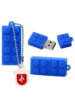 Buy Cool Jump Drive 16 Gb Flash Drive For Students Building Blocks Usb Pen Drive Construction Bricks Pen Drive For School & College Projects Cool Colors And Fun Storage Device 16 Gb (Blue) in UAE