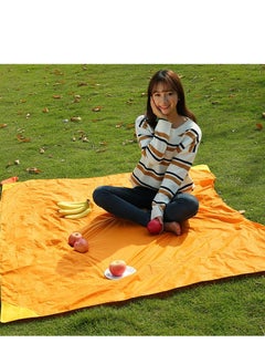 Buy Portable Picnic Blanket, 150x180cm Beach Mat for Outdoor Camping, Hiking, Family Leisure in Saudi Arabia