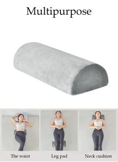 اشتري Half Cylindrical Leg Pillow Office Decor Knee Pads Wedge Pillow Back Leg Cushion Knee Bolster Pillow Comfortable Waist Pillow Bed Lumbar Pillow Neck Cushion Portable في السعودية