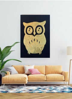 Buy Owl painting in gold leaf in UAE