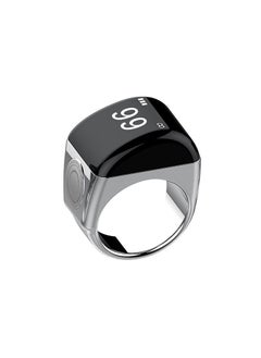 Buy Qibla Ring Tasbih Counter Prayer Reminder - Smart OLED Display Tasbih Ring with Finger Counter,Screen Flip,5 Prayer Time Reminder,Multi-Language Islamic Muslim Ring in Saudi Arabia