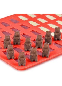 Buy "Sweet Delights Galore - 50 Silicone Candy Molds for Chocolate, Bear-Shaped, Gummy, Red Fudge Dropper, Giant Silicone Mold" in Egypt