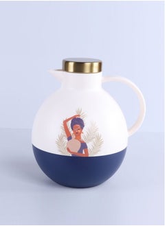 Buy Attractive thermos with a modern design, with African drawings in Saudi Arabia