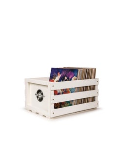 Buy Crosley Record Storage Crate White in UAE