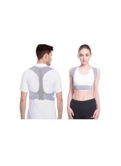 اشتري Updated Posture Corrector for Men and Women,Adjustable Upper Back Brace for Clavicle Support and Providing Pain Relief from Neck Shoulder Upright Straightener Comfortable في الامارات