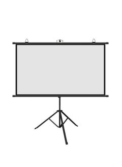 Buy 72 inch 16:9 Portable Projector Screen With Tripod Stand HSZJMB-72 Black in Saudi Arabia